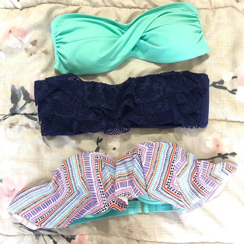 trapless bikini tops